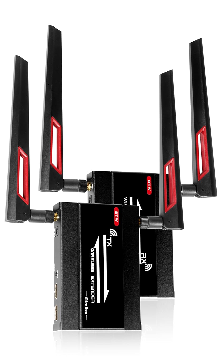 4K UHD HDMI Extender Over IP Cat5e Cat6, Point to Point 180m, USB2.0 Pass-Through W5122