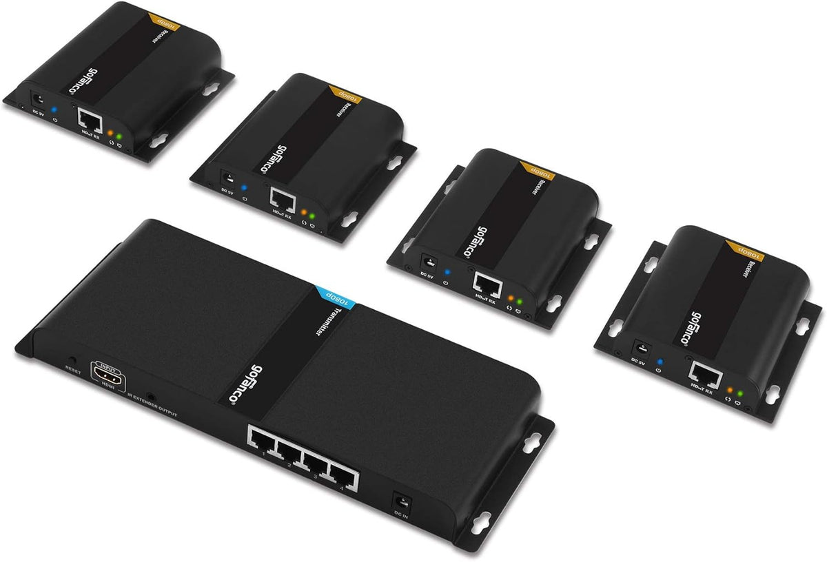 1080p 1x4 HDMI Extender Splitter Balun L77321