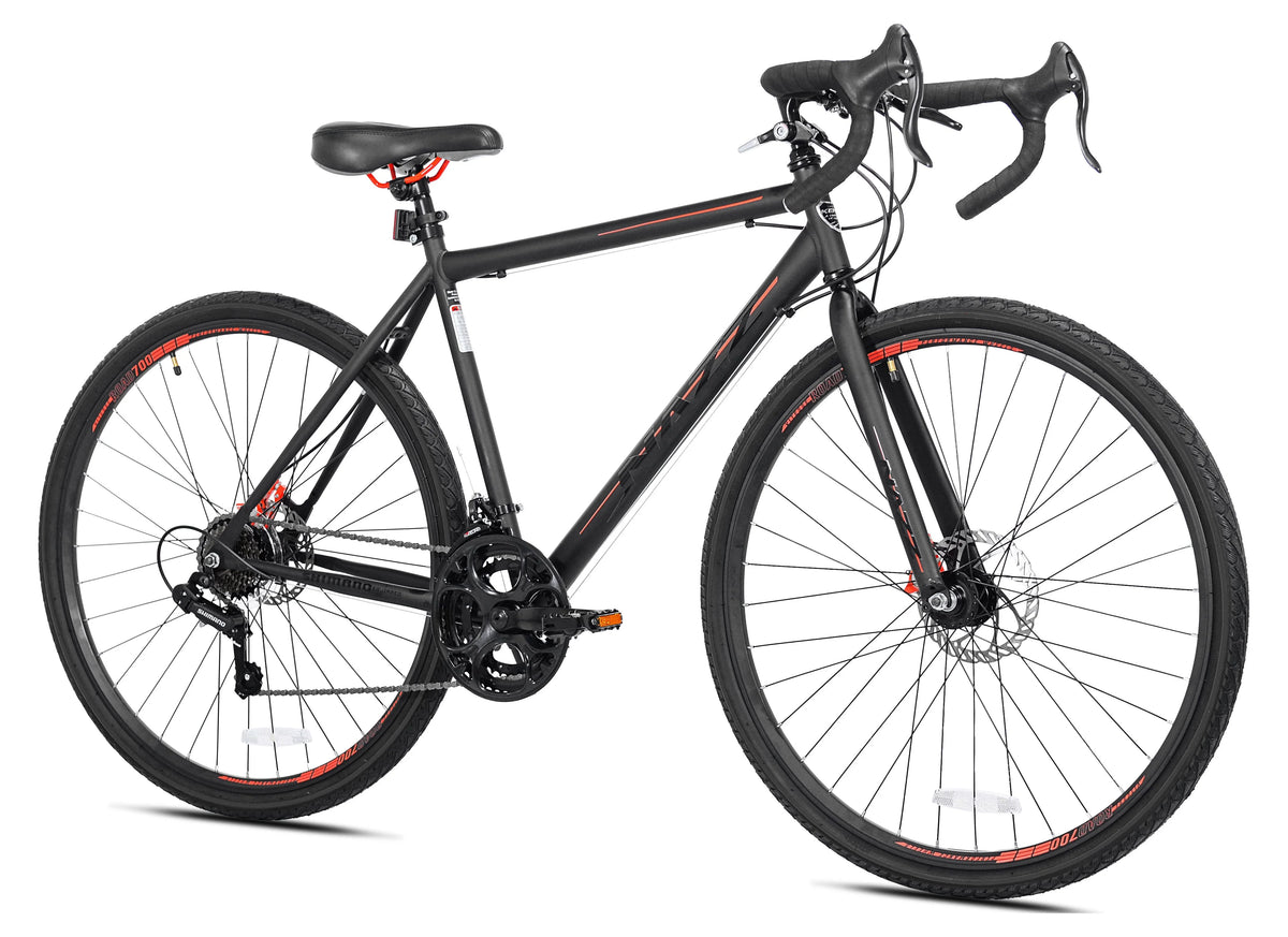 Black 700c Men's Gravel Road Bike Y23406