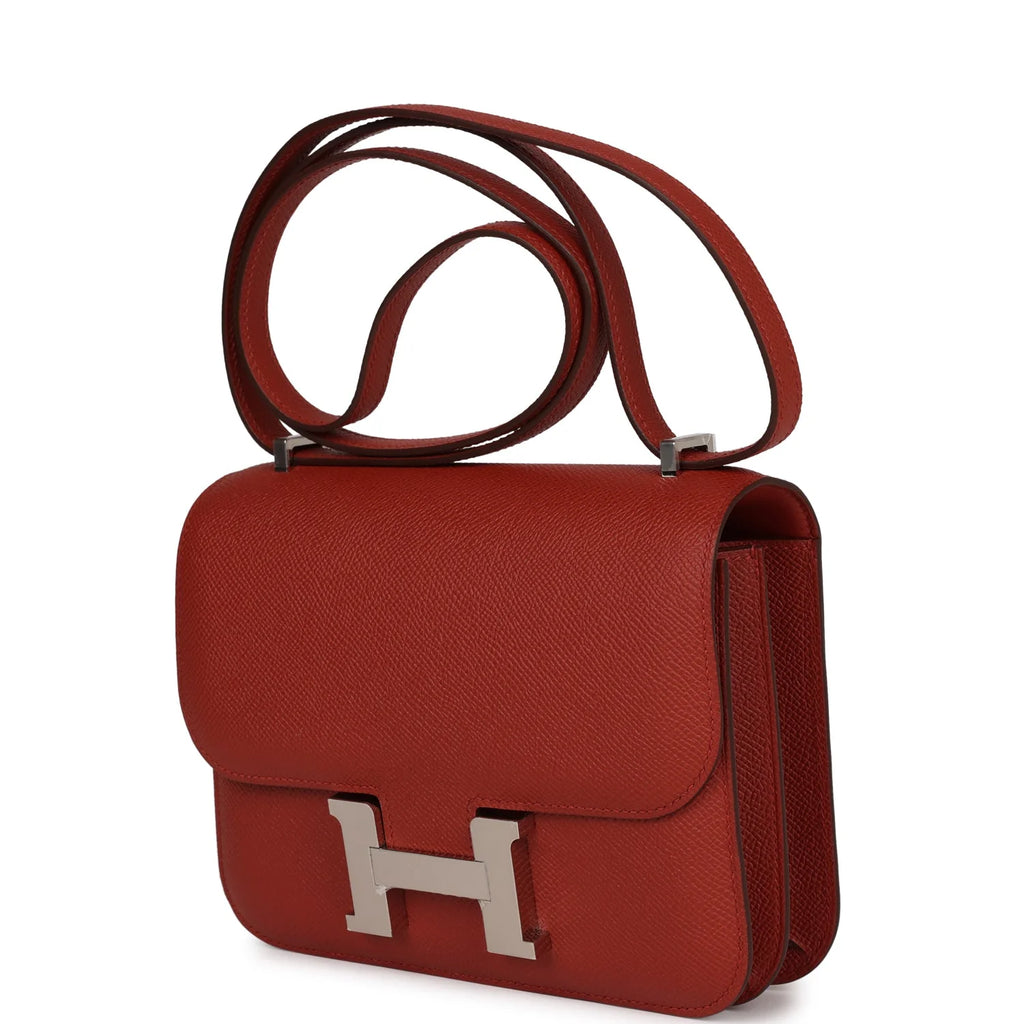 Rouge Venetian Epsom Leather Handbag B903
