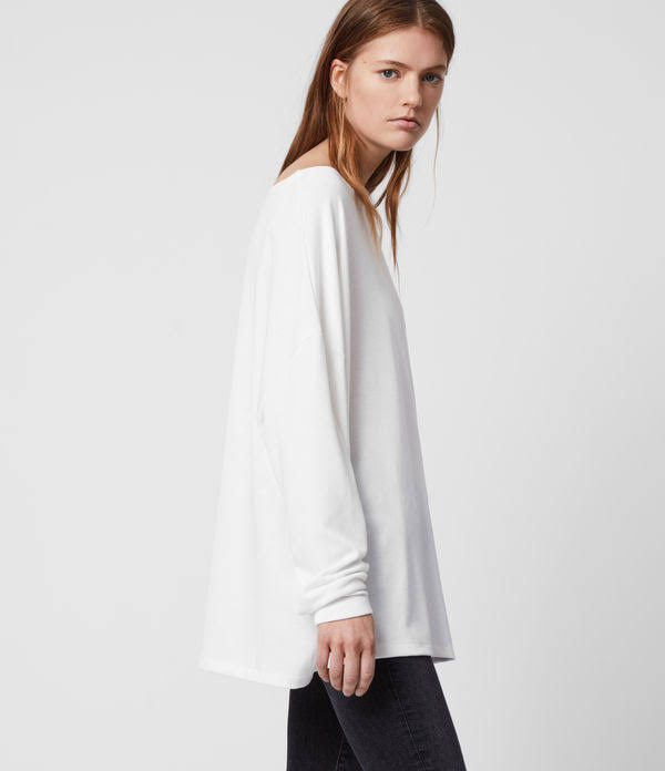 Oversized Tee Chalk White J460