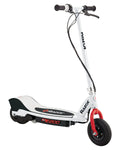 White Electric Scooter with 8 Pneumatic Front Tire I8160