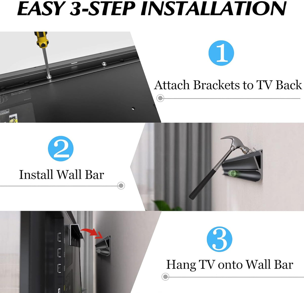 TV Wall Mount, 32-75 inch, VESA 100x100 to 600x400 N390167