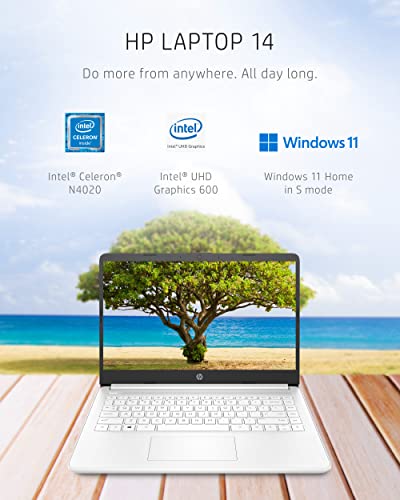 14-inch Laptop, Intel Celeron N4020, 4 GB RAM, 64 GB Storage, Windows 11 Home W471