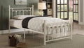 White Metal Platform Bed F21526