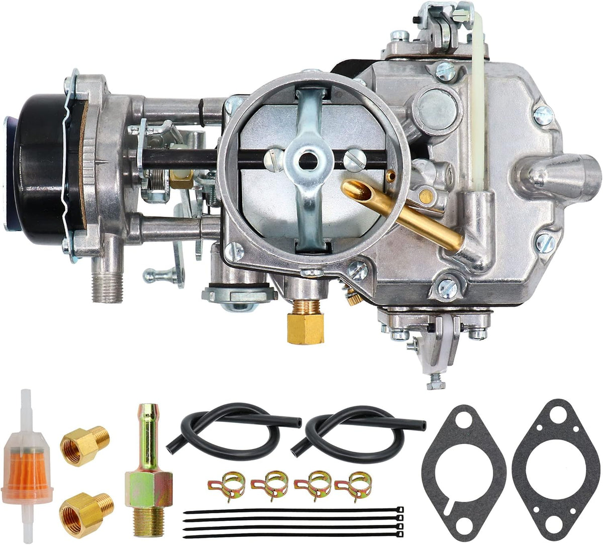 Autolite 1100 1 Barrel Carburetor Straight 6 Cylinder 170/200 CID with Automatic Choke I4357