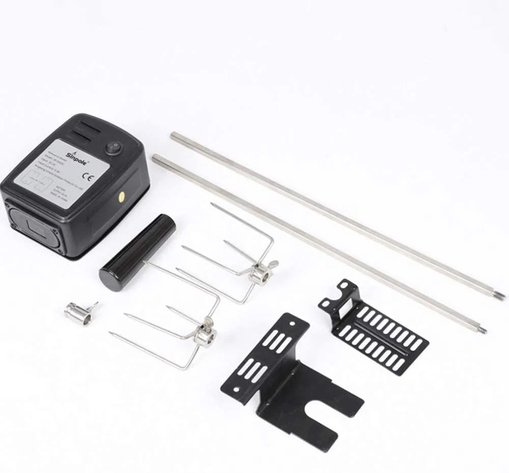 Stainless Steel Rotisserie Set with Electric Motor I17499