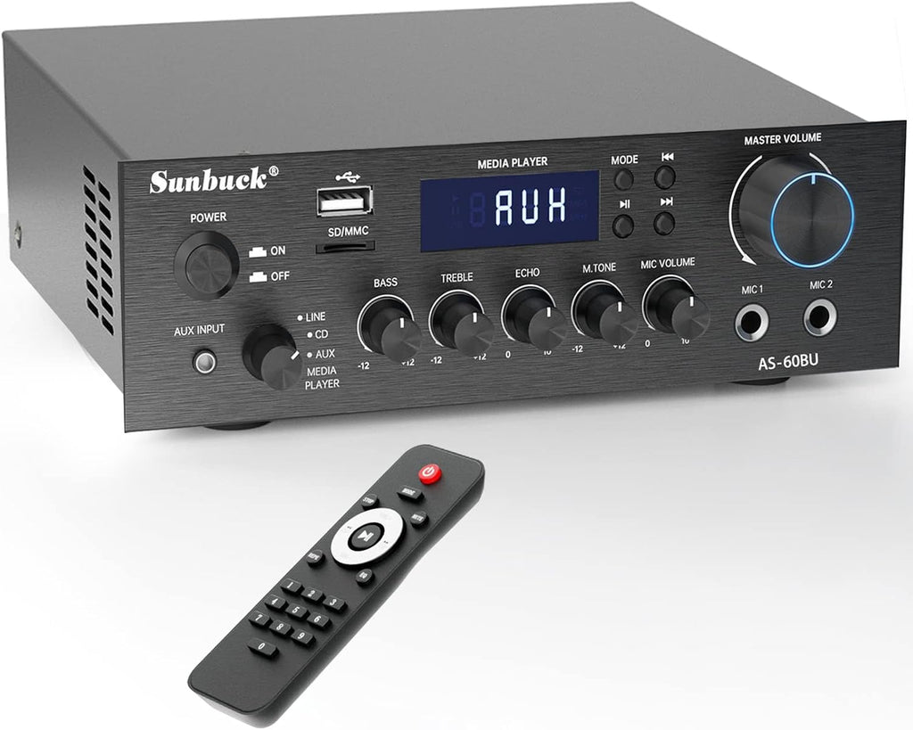 180W Wireless Bluetooth Stereo Amplifier Y26726