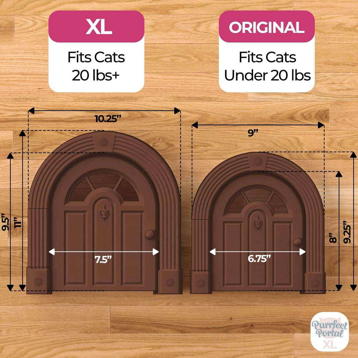 Extra Large No-Flap Cat Door X164385