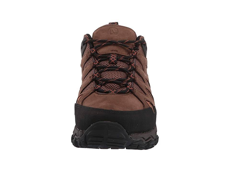 Men's Pulsate Leather Shoes, Size 12, Dark Earth H5075