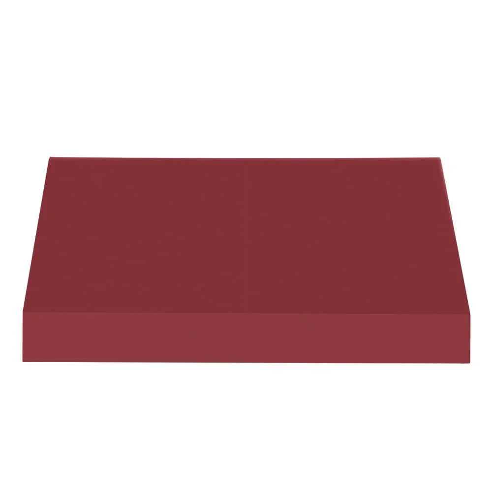 Burgundy Acrylic Fabric Fixed Awning H189