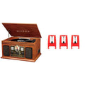 6-in-1 Bluetooth Record Player with Built-in Speakers F39894