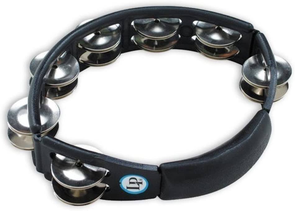 Black Hand Held Tambourine O1280
