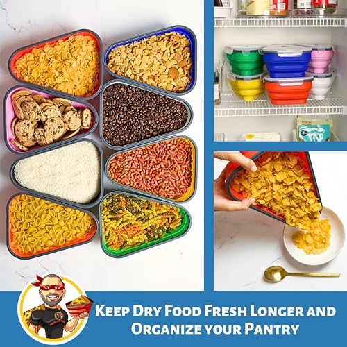 Reusable Pizza Storage Container with 5 Microwavable Serving Trays N807798