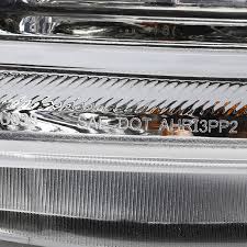 Chrome Projector Headlights with LED DRL Strip G71137