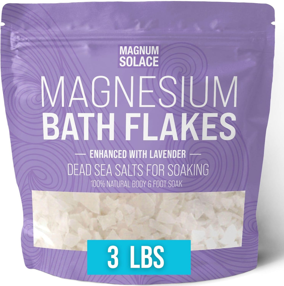 Magnesium Bath Flakes - Dead Sea Salt – 3 Pound A744