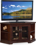 White 46 Corner Tv Stand with Bookcases C376