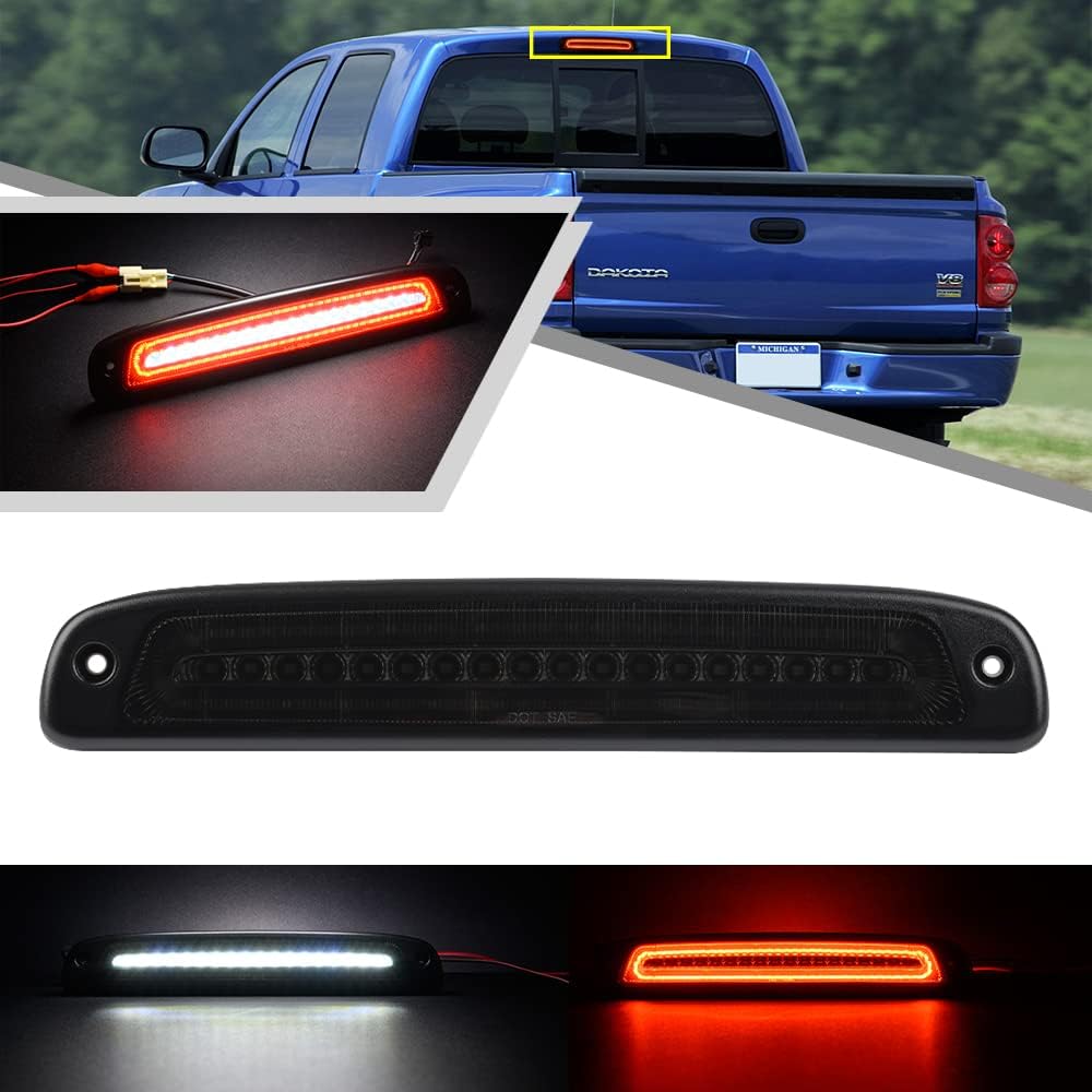 Red/white LED 3rd Brake Light with Strobe Feature E886596