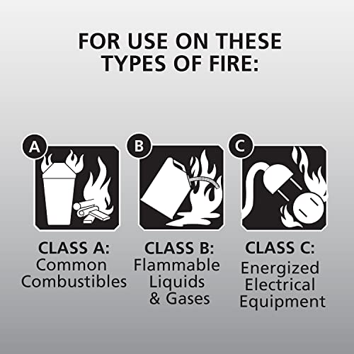 1 Pack Red Multi Purpose Fire Extinguisher 1A10BC B1025