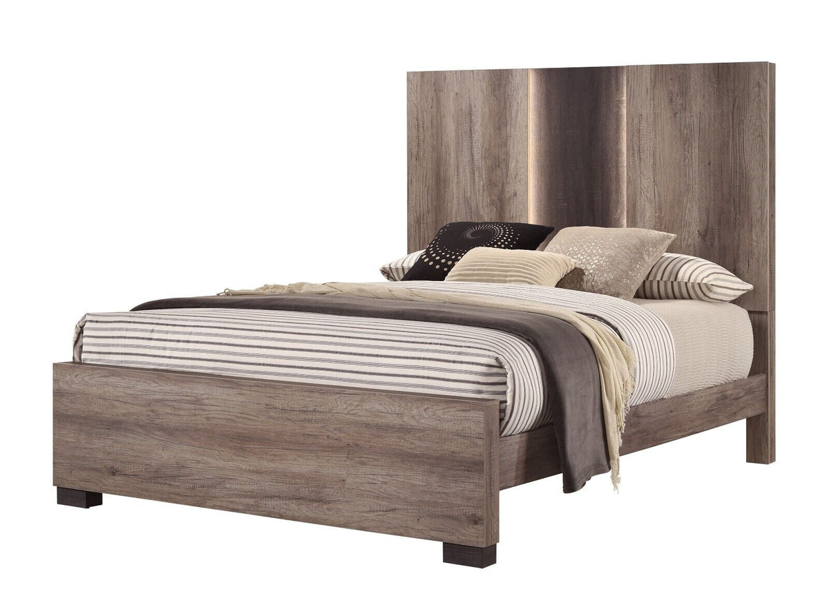Queen Size Bed Chest Nightstand Set W325761