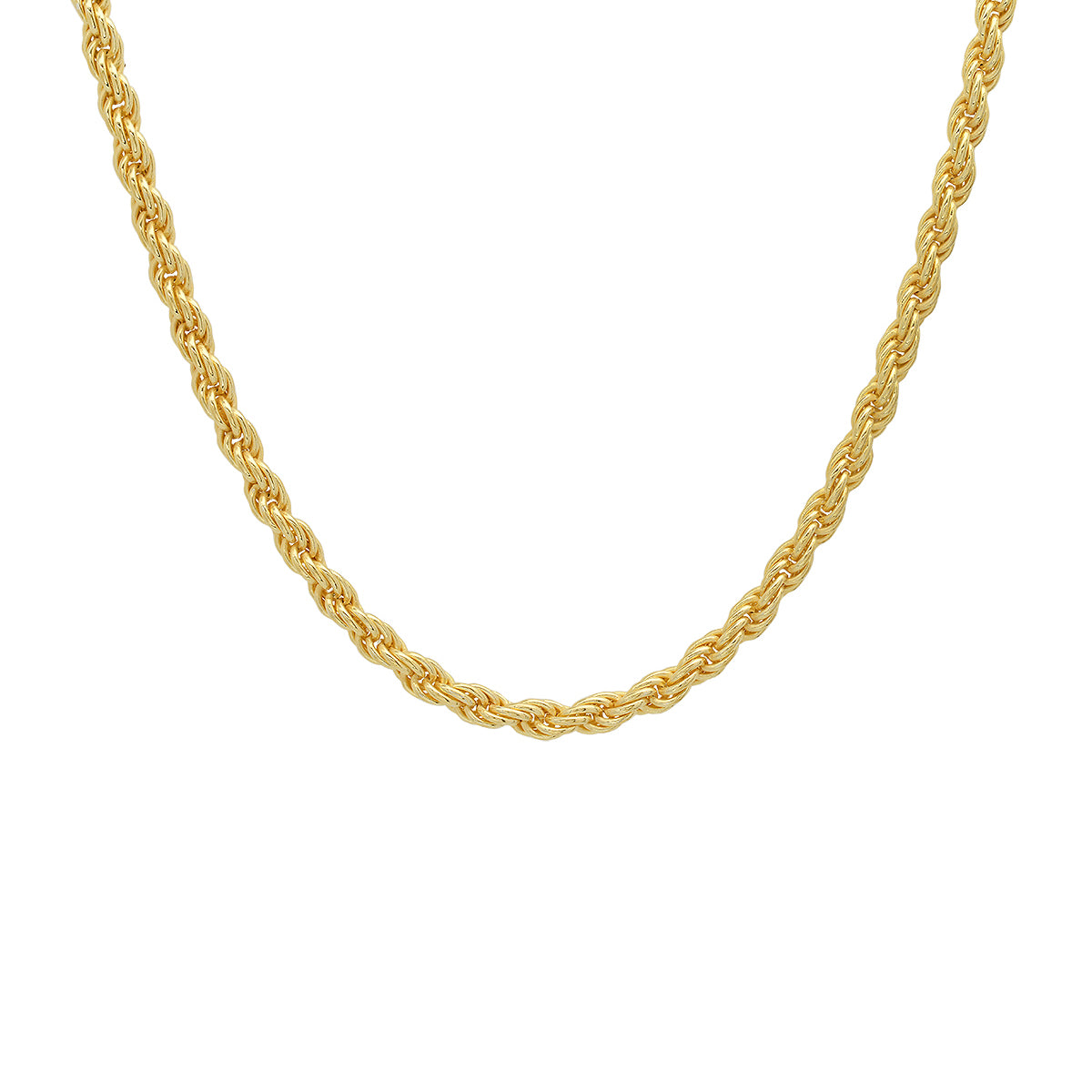 Gold Italian Rope Chain 22" - 30" B6355