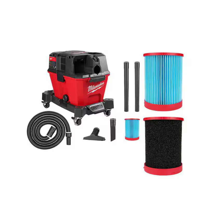 6 Gal. Cordless Wet/Dry Shop Vacuum with Hose and Filter F96091