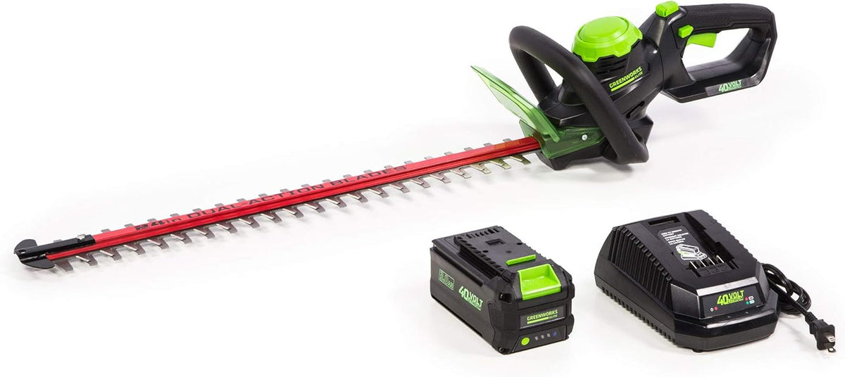 40V 24" Cordless Hedge Trimmer with 2.0Ah Battery and Charger D902045