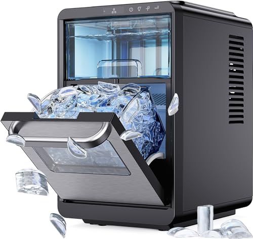 Crescent Ice Maker Countertop, Self-Cleaning, 16 Pcs in 15 Mins S9991