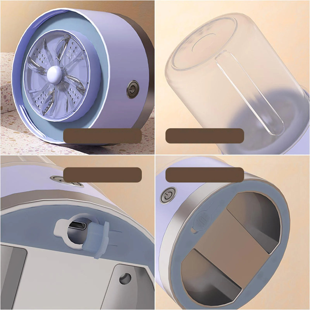 Violet Portable 1L Clothes Washer Q35542