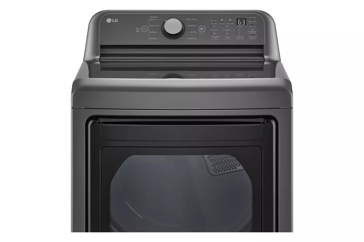 Black Front Load Electric Dryer B6536