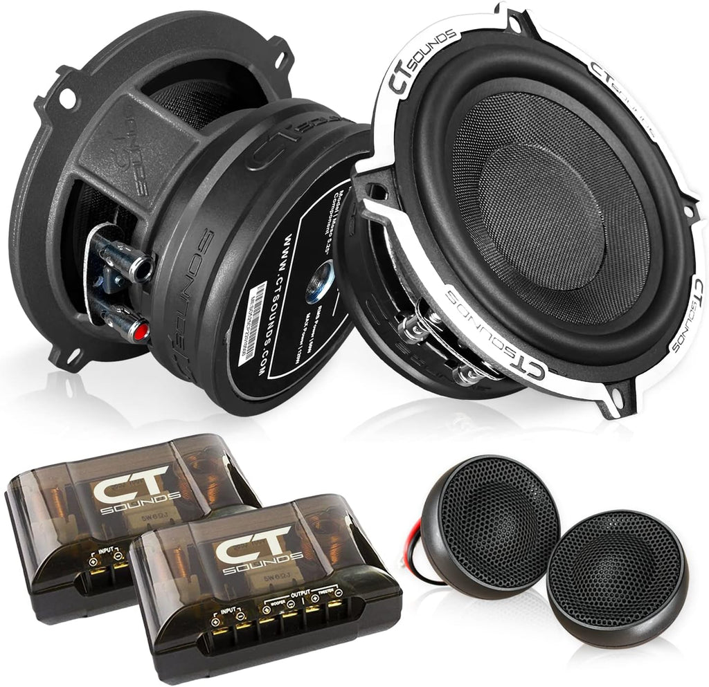Meso 5.25” 240 Watt 2-Way Component Speaker Set Q25168