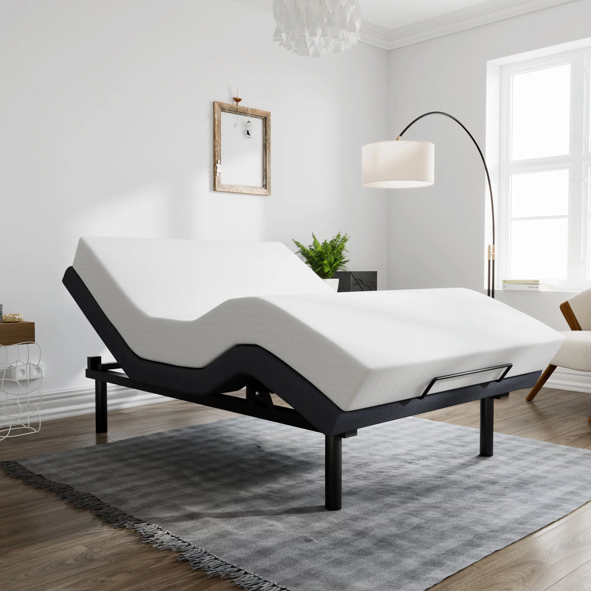 Queen Size Adjustable Bed with Wireless Remote S766