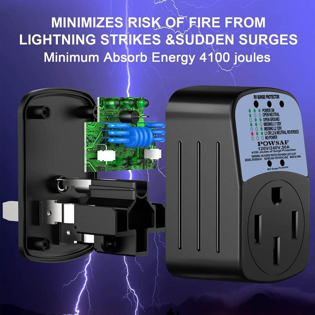 50 Amp RV Surge Protector H5508