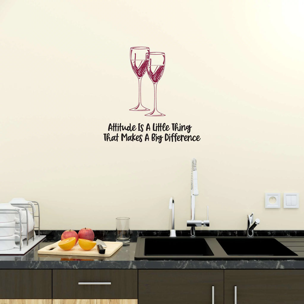Wine Glasses Wall Decal Sticker 30 In X 30 In V150834