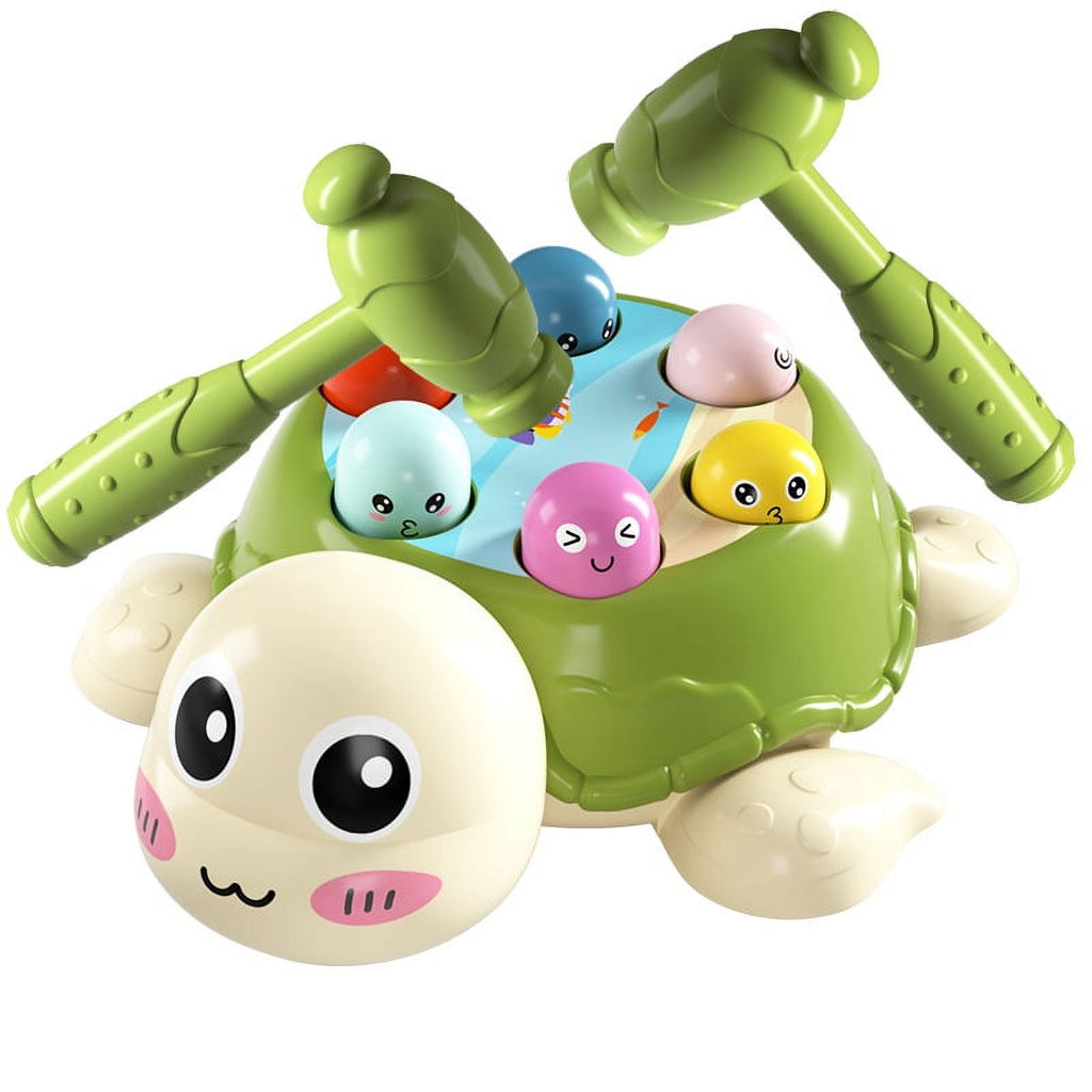 Knocking Toy Whack Tortoise Game Hammer Whacking Toy C989