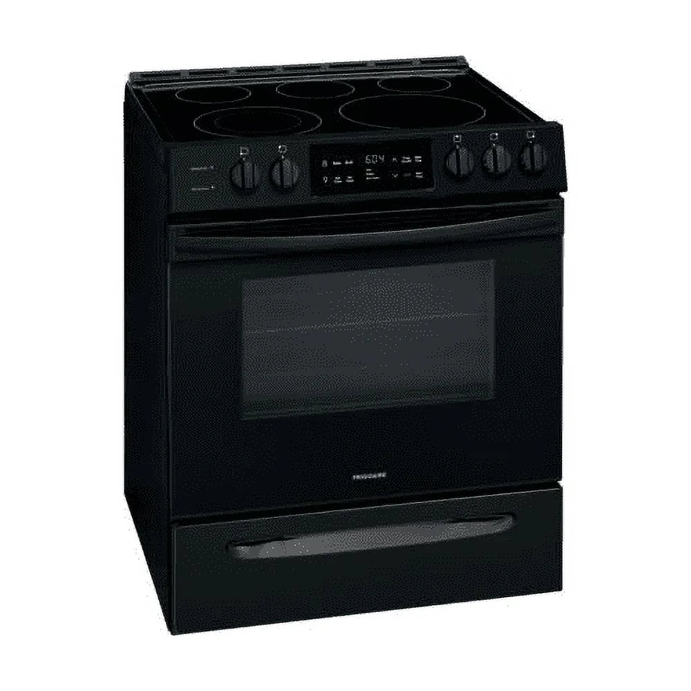 Black 30 in Freestanding Range with Self-Cleaning D65102