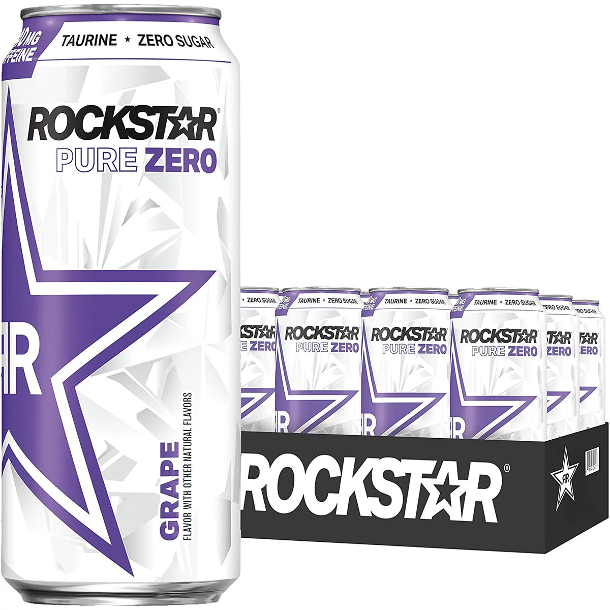 16oz Cans (12 Pack) Grape Energy Drink N391