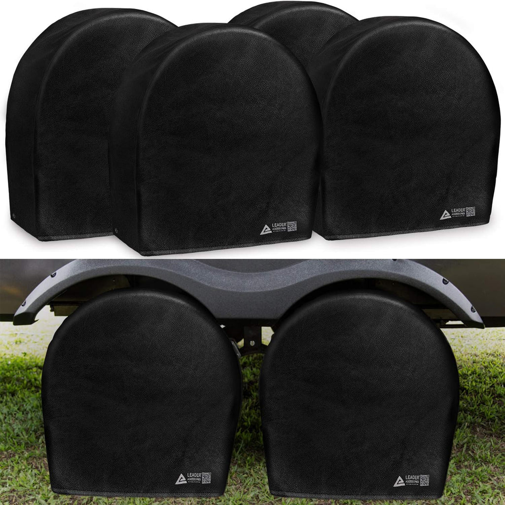 4 Pack Heavy Duty Waterproof Grey Tire Covers N637