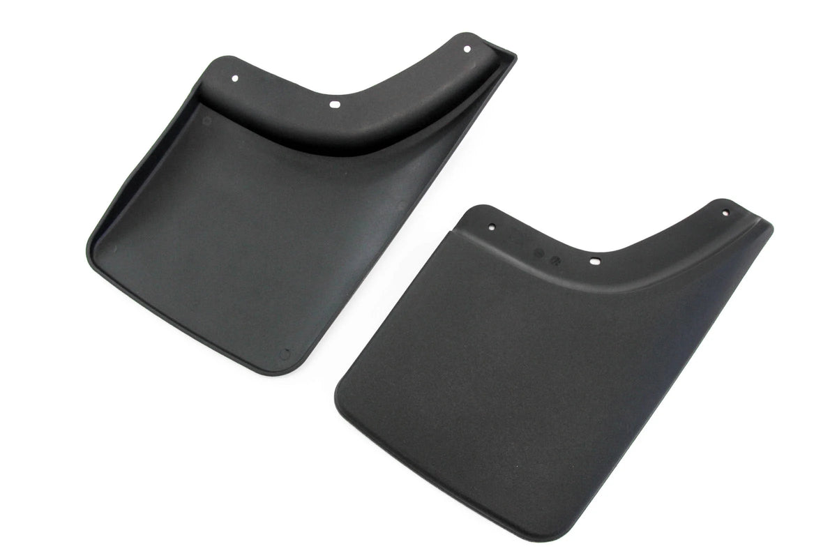Mud Flaps Guards Splash No Flares Rear Molded 2pc Set B294906