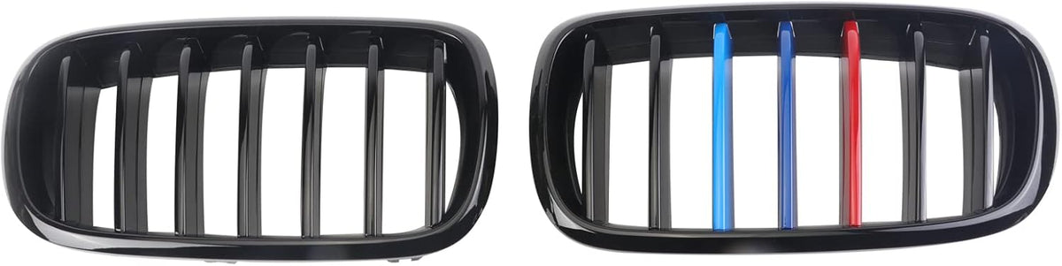 Gloss Black ABS Grills Pack of 2 T573