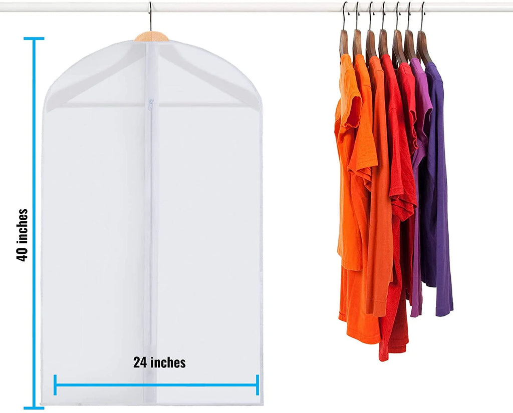 Black 5 Pack Hanging Garment Bag B917