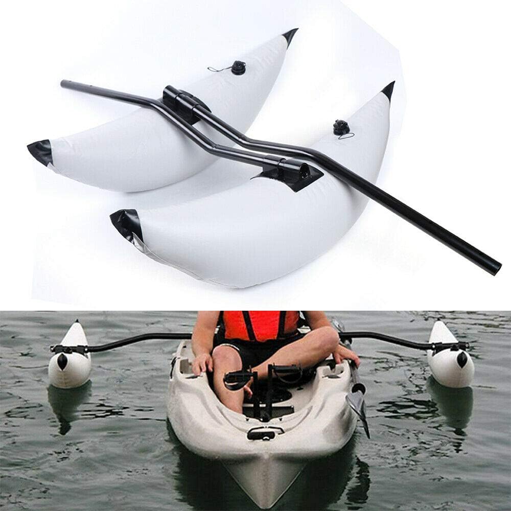 2Pcs PVC Inflatable Kayak Outrigger Stabilizer U8680