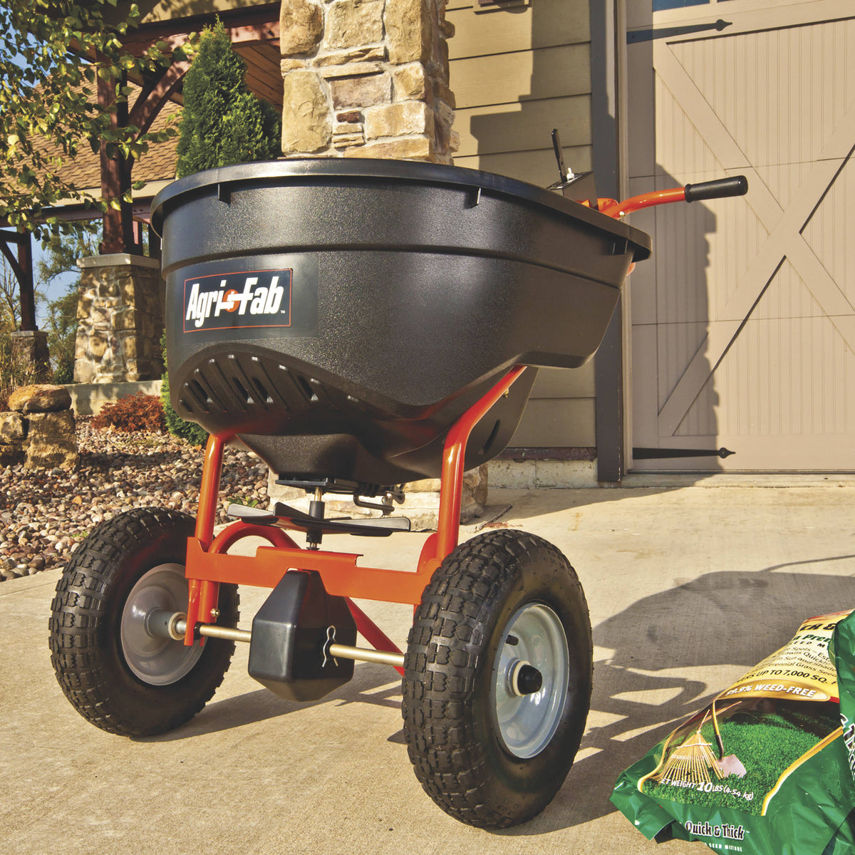 Push Broadcast Spreader, 130 lbs I235128