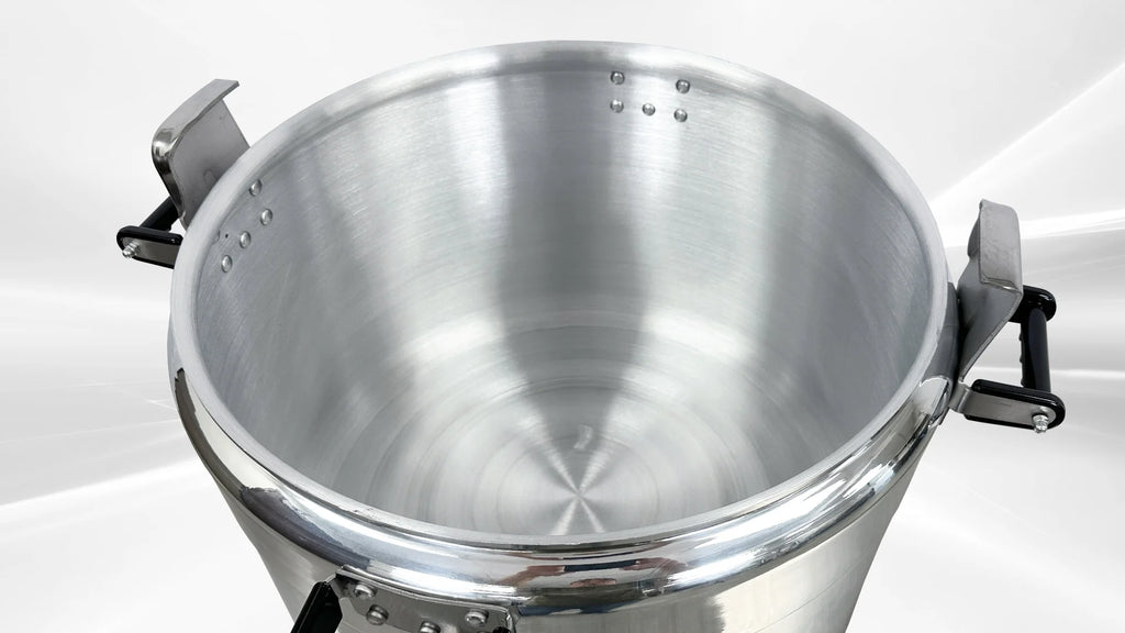 100 QT Aluminum Commercial Pressure Cooker C463364