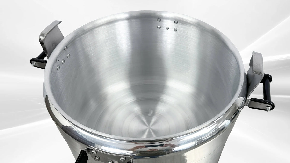100 QT Aluminum Commercial Pressure Cooker C463364