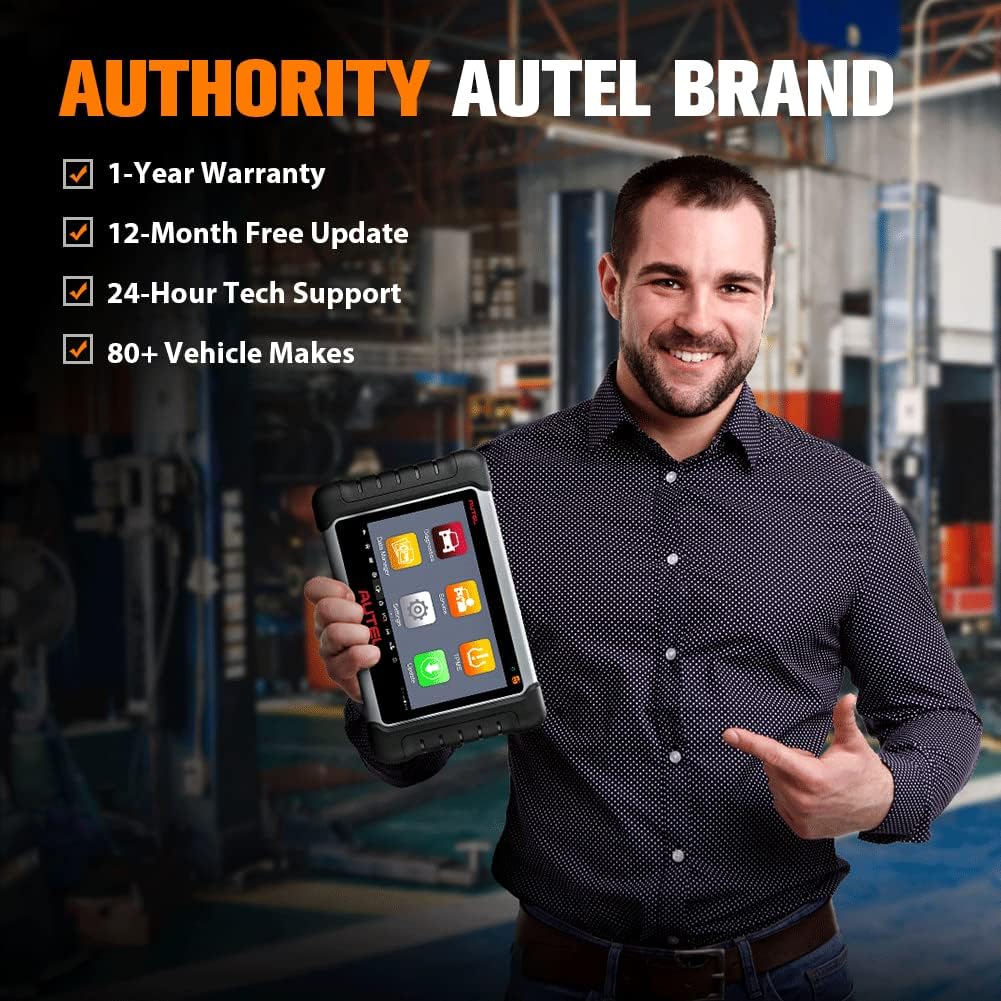 2022 Autel Scanner MaxiCOM MK808TS, Combination of Autel MK808BT and TS608, OE-Level TPMS Scan Tool with 28+ Service Functions, All Systems Diagnoses, Activate/Program/Relearn TPMS Sensors U966
