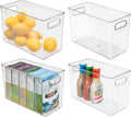 Plastic Storage Organizer Bin 4 Pack White C542730