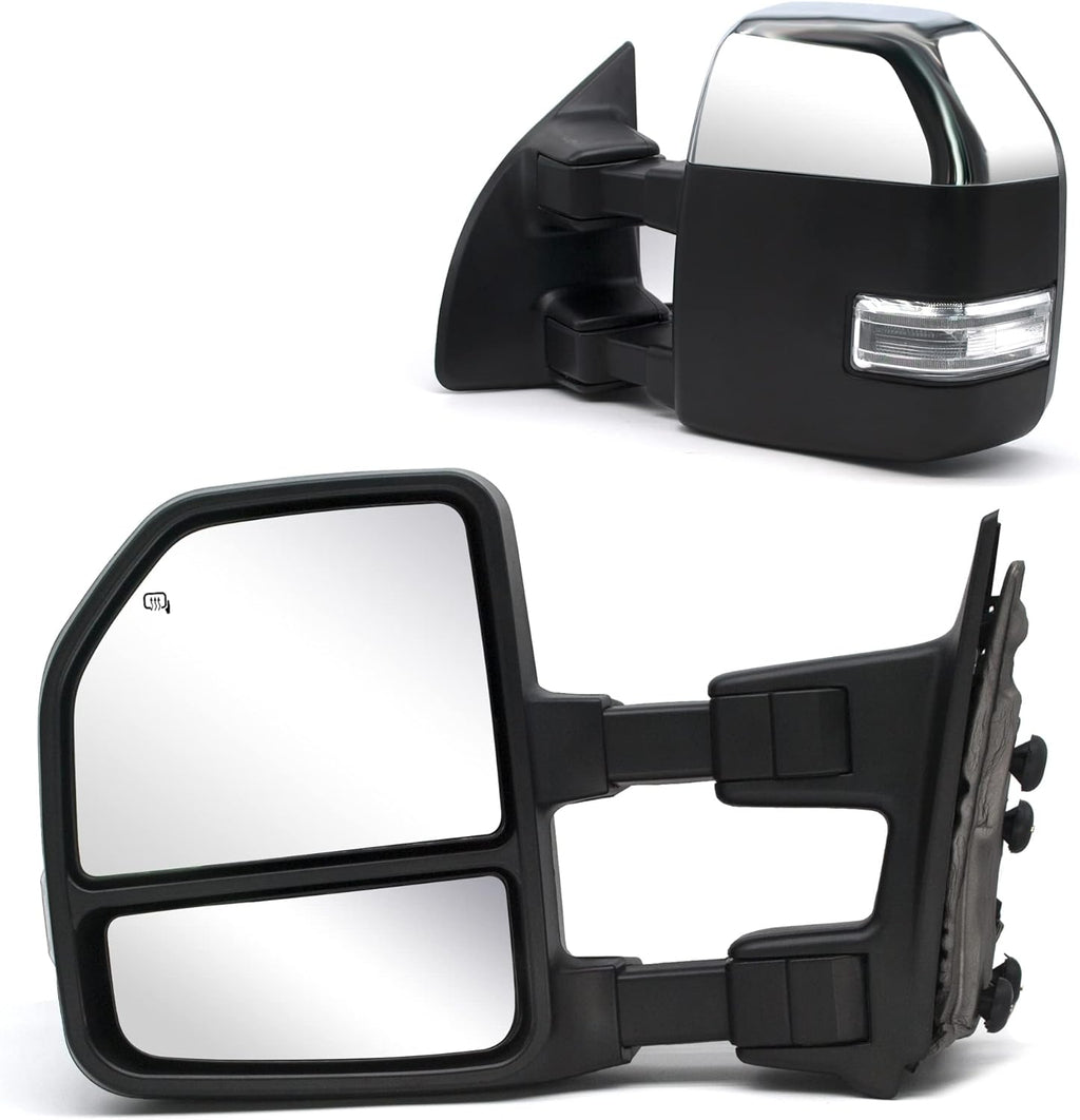 Black Power Heated Towing Mirrors R239