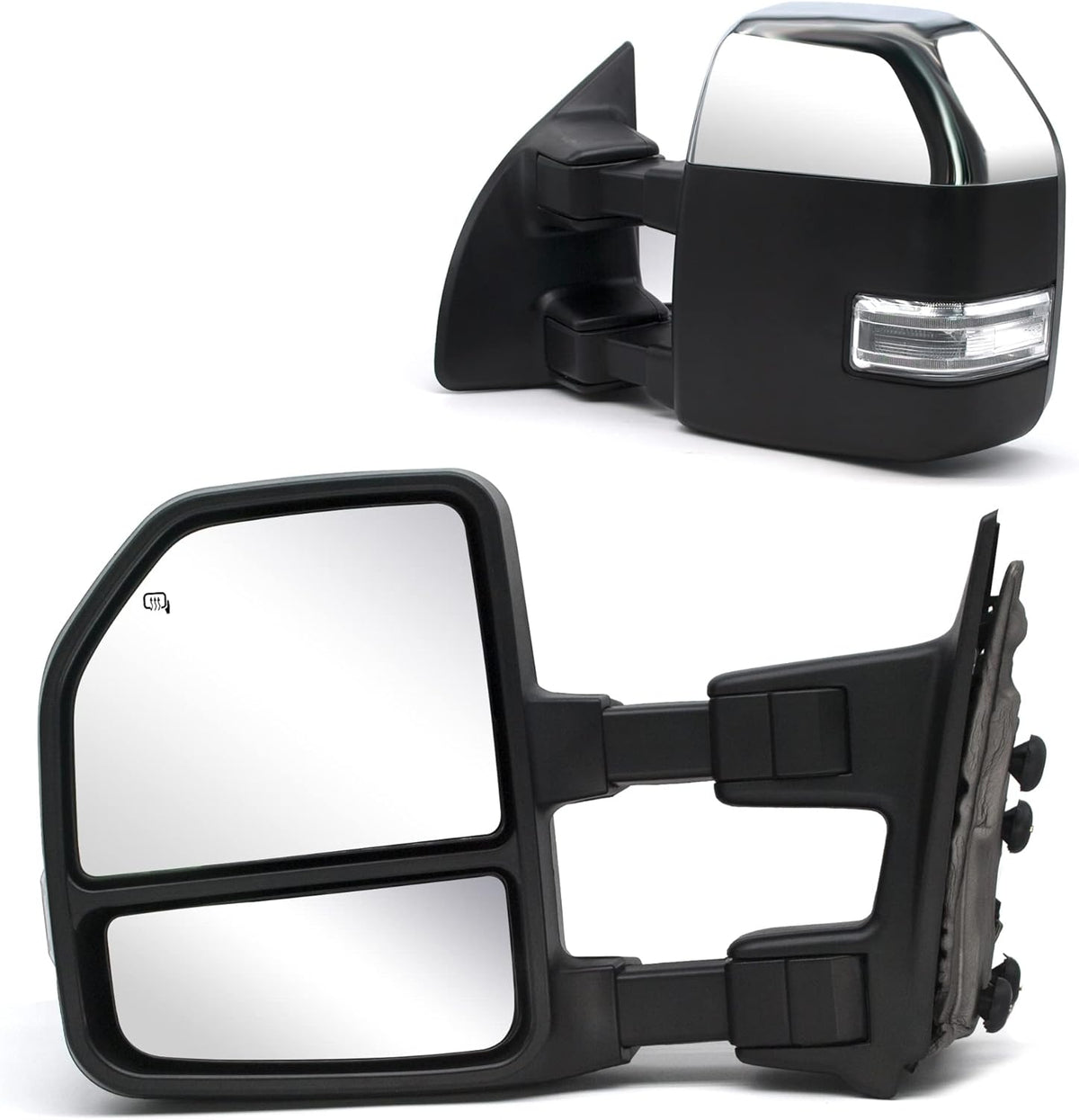 Black Power Heated Towing Mirrors R239