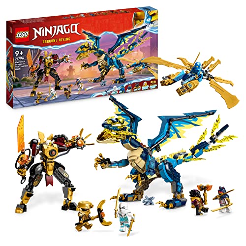 Large Construction Toy with Figures and 6 Ninja Minifigures B777